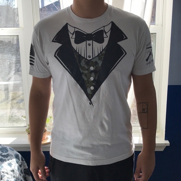 Grunt style tuxedo shirt Clearance
